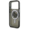 Etui Karl Lagerfeld IML Glitter Karl &   Choupette Sketch Logo MagSafe do iPhone 17 Pro czarny